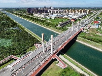 图集|复兴大道跨引江济汉桥竣工