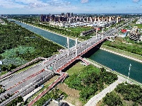 图集|复兴大道跨引江济汉桥竣工
