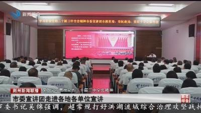 学习贯彻党的二十届三中全会精神市委宣讲团市教育局、市民政局、市红十字会报告会举行