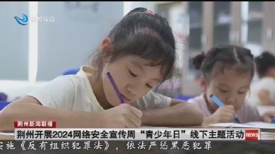 荆州开展2024网络安全宣传周“青少年日”线下主题活动