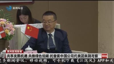 共享发展机遇 共推绿色低碳  托普索中国公司代表团一行来荆考察