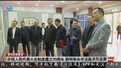 庆祝人民代表大会制度建立70周年 荆州举办书法美术作品展