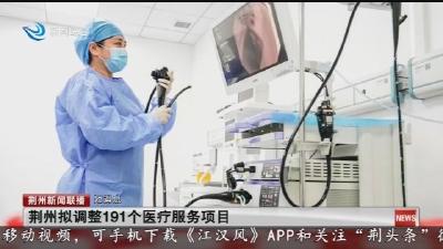 荆州拟调整191个医疗服务项目