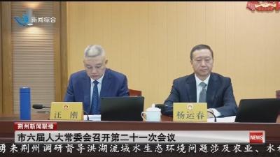 市六届人大常委会召开第二十一次会议