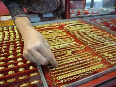 金饰价格集体下调
