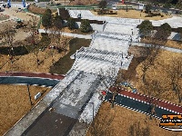 荆州城市新客厅运动公园及水岸公园建设部分完工