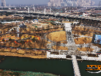 荆州城市新客厅运动公园及水岸公园建设部分完工