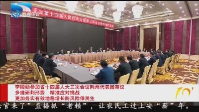 李殿勋参加省十四届人大三次会议荆州代表团审议