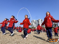 图集丨运动大课间 助学生健康成长