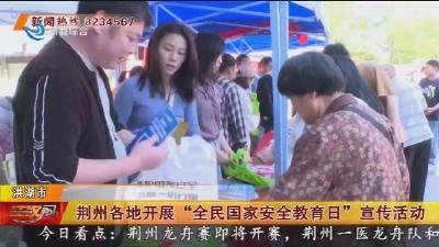 荆州各地开展“全民国家安全教育日”宣传活动