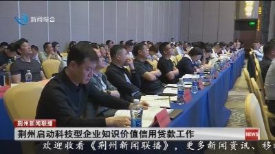 荆州启动科技型企业知识价值信用贷款工作