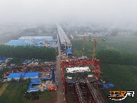 图集丨雨中的观音寺长江大桥 别一样的风景