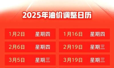 时间已定，油价将大幅调整