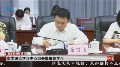 市委理论学习中心组开展集体学习
