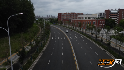 荆江大道这段路 灯亮了