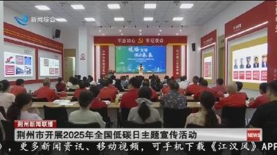 荆州市开展2025年全国低碳日主题宣传活动