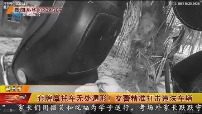 套牌摩托车无处遁形!交警精准打击违法车辆