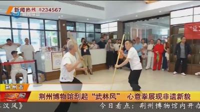 荆州博物馆刮起“武林风” 心意拳展现非遗新貌