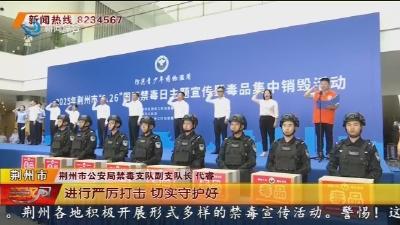销毁毒品+科普教育双发力 共同筑牢禁毒防线