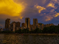 图集 | 夏夜洪湖 邂逅晚霞与音乐