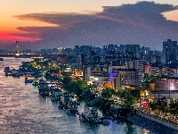 图集 | 沙市码头夏日晚霞醉游人