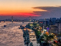 图集 | 沙市码头夏日晚霞醉游人