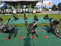 图集 | 致敬高温下的驻地武警战士
