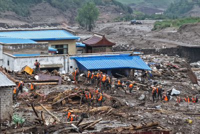 甘肃榆中山洪灾害已造成15人死亡、28人失联