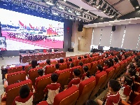 图集丨纪南文旅区实验学校全校师生集中收看九三盛大阅兵
