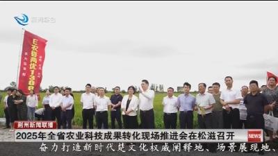 简讯：2025年全省农业科技成果转化现场推进会在松滋召开