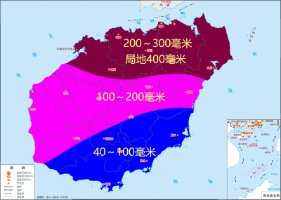 台风“麦德姆”已登陆广东：今天14时50分前后在广东省徐闻县东部沿海登陆，登陆风力14级