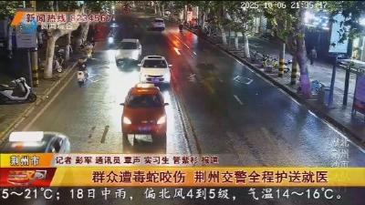 群众遭毒蛇咬伤 荆州交警全程护送就医