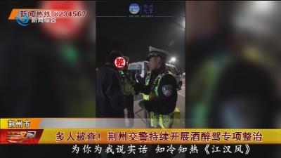 多人被查! 荆州交警持续开展酒醉驾专项整治