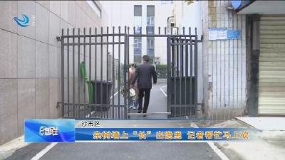 杂树墙上“长”出隐患 记者帮忙马上砍