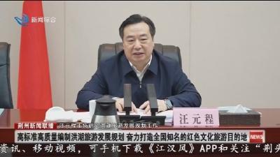 汪元程主持研究洪湖旅游发展规划工作