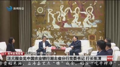 汪元程会见中国农业银行湖北省分行党委书记行长张清