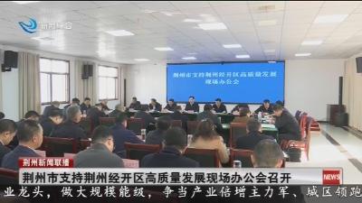 荆州市支持荆州经开区高质量发展现场办公会召开