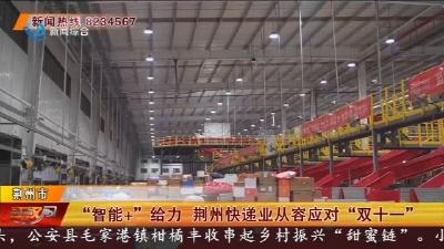 “智能+” 给力  荆州快递业从容应对 “双十一”