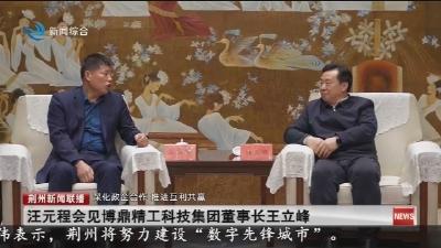 汪元程会见博鼎精工科技集团董事长王立峰