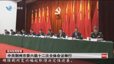中共荆州市委六届十二次全体会议举行