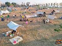 【图集】周末游玩好去处 柳林洲公园露营欢乐多