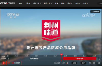 重磅首发！荆州味道登陆央视