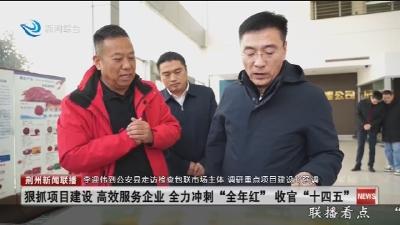 狠抓项目建设 高效服务企业 全力冲刺“全年红” 收官“十四五”