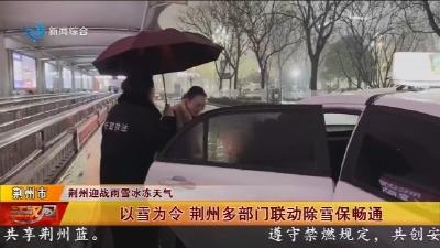 以雪为令 荆州多部门联动除雪保畅通