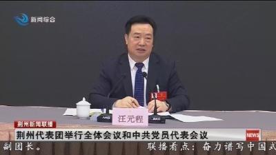 荆州代表团举行全体会议和中共党员代表会议