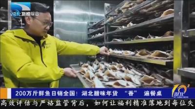 200万斤鲜鱼日销全国! 湖北腊味年货 “香” 遍餐桌