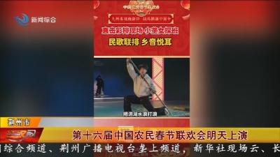 第十六届中国农民春节联欢会明天上演