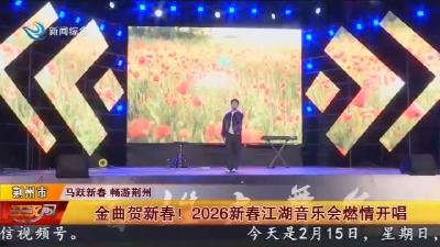 金曲贺新春 !   2026新春江湖音乐会燃情开唱
