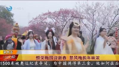 恒荣梅园迎新春   楚风梅韵年味浓