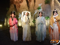 荆州古城：沉浸夜游灵剑山，赴仙侠奇幻之约